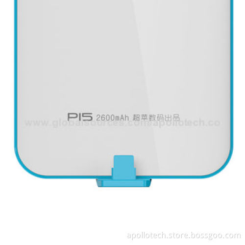 Case Chargers for iPhone 5/5S, w/2,600mAh Real-capacity, A Grade Battery, 127.5*58.5*7.5mm/0.06kg